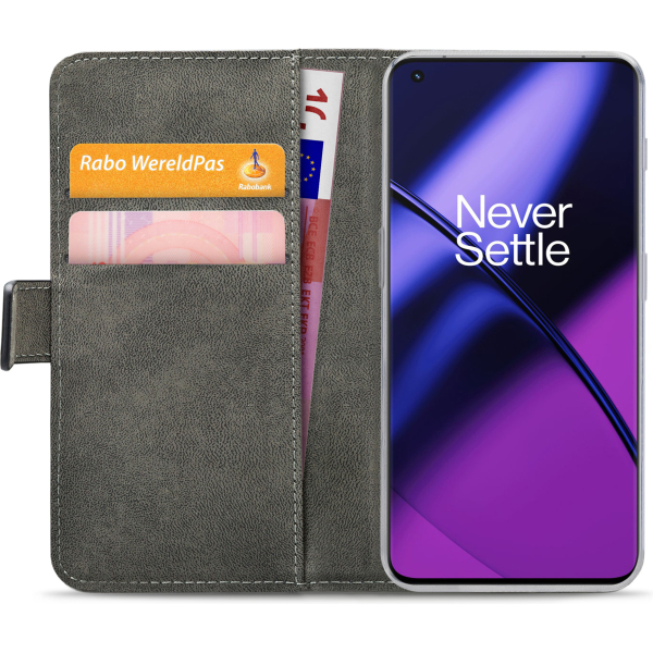Mobilize Classic Gelly Wallet Book Case Oneplus 11 Black - Afbeelding 3