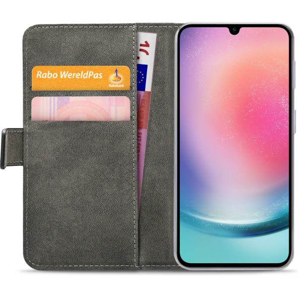 Mobilize Classic Gelly Wallet Book Case Samsung Galaxy A24 4G Black - Afbeelding 4