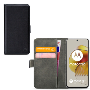 Mobilize Classic Gelly Wallet Book Case Motorola Moto G73 5G Black