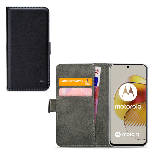 Mobilize Classic Gelly Wallet Book Case Motorola Moto G73 5G Black