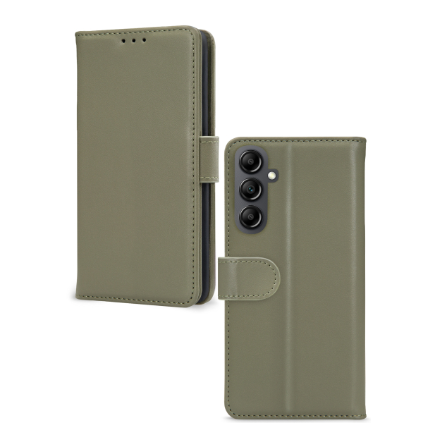 Mobilize Premium Gelly Wallet Book Case Samsung Galaxy A14 4G/5G Green - Afbeelding 2