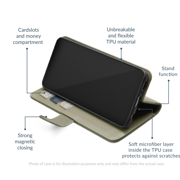 Mobilize Premium Gelly Wallet Book Case Samsung Galaxy A14 4G/5G Green - Afbeelding 5