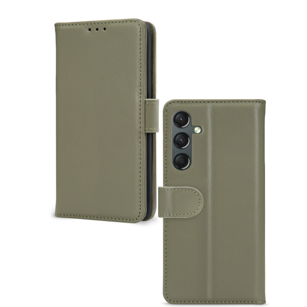Mobilize Premium Gelly Wallet Book Case Samsung Galaxy A24 4G Green - Afbeelding 2