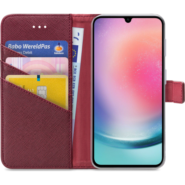 My Style Flex Wallet For Samsung Galaxy A24 4G Bordeaux - Afbeelding 3
