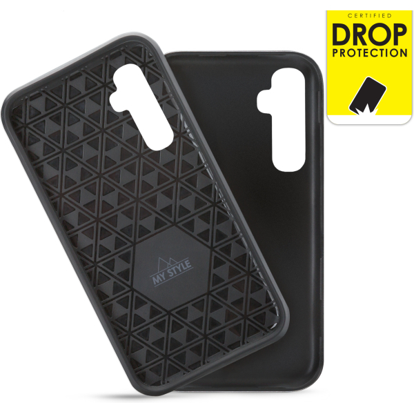 My Style Tough Case For Samsung Galaxy A14 4G/5G Black - Afbeelding 2