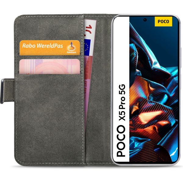 Mobilize Classic Gelly Wallet Book Case Xiaomi Poco X5 Pro 5G Black - Afbeelding 4
