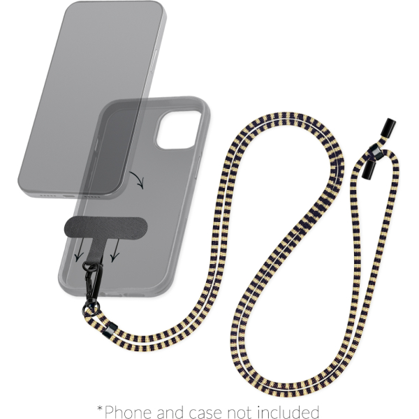 Mobilize Nylon Lanyard Blue/Beige