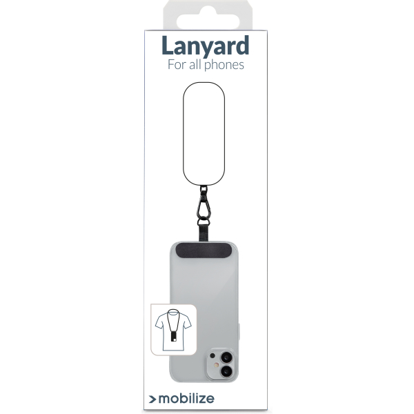 Mobilize Nylon Lanyard Purple - Afbeelding 5