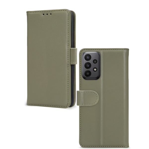 Mobilize Premium Gelly Wallet Book Case Samsung Galaxy A23 5G Green - Afbeelding 2