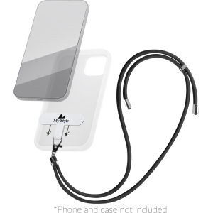 My Style Smartphone Lanyard Black