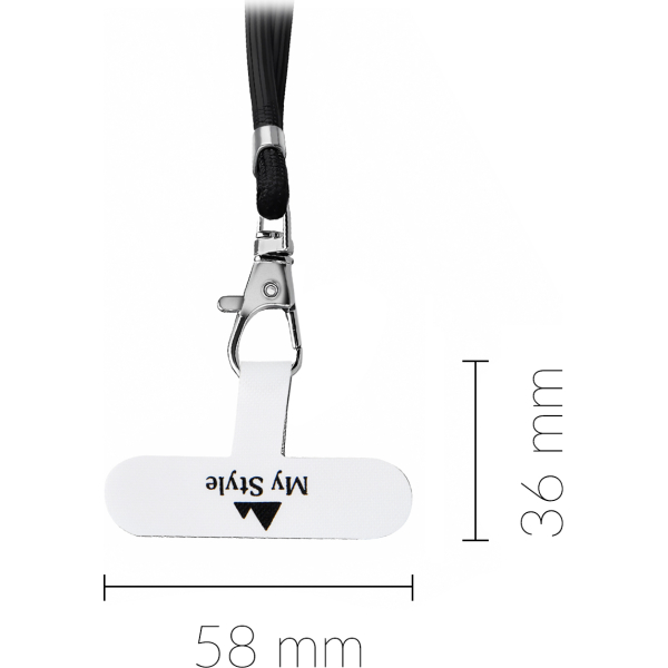 My Style Smartphone Lanyard Black - Afbeelding 3