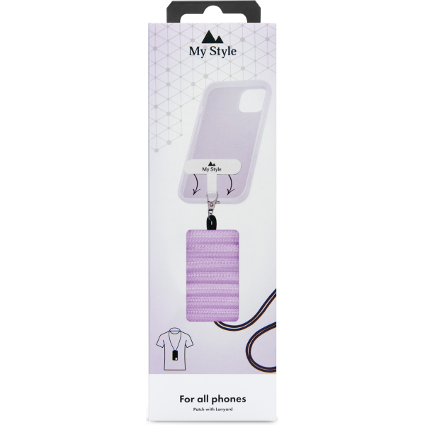 My Style Smartphone Lanyard Purple - Afbeelding 6