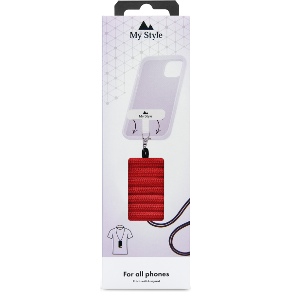 My Style Smartphone Lanyard Red - Afbeelding 6