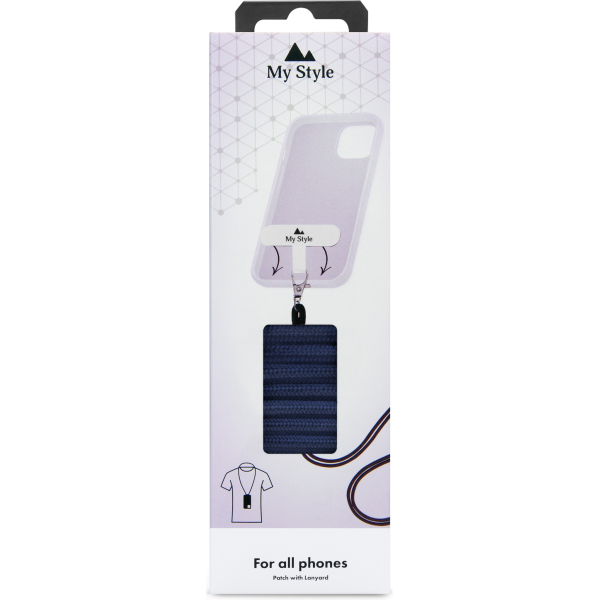 My Style Smartphone Lanyard Blue - Afbeelding 6