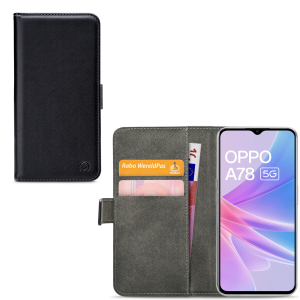 Mobilize Classic Gelly Wallet Book Case Oppo A78 5G Black