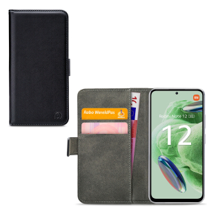 Mobilize Classic Gelly Wallet Book Case Xiaomi Redmi Note 12 5G Black