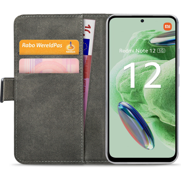 Mobilize Classic Gelly Wallet Book Case Xiaomi Redmi Note 12 5G Black - Afbeelding 4