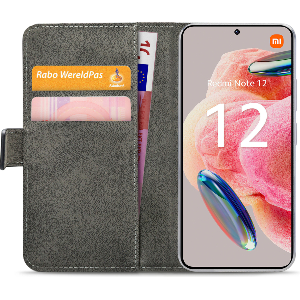 Mobilize Classic Gelly Wallet Book Case Xiaomi Redmi Note 12 4G Black - Afbeelding 4