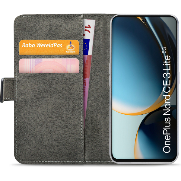 Mobilize Classic Gelly Wallet Book Case Oneplus Nord Ce 3 Lite 5G Black - Afbeelding 4