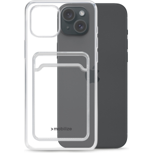Mobilize Gelly Card Case Apple Iphone 15 Plus Clear