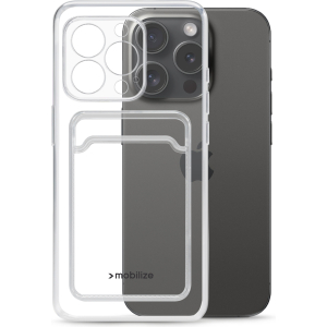 Mobilize Gelly Card Case Apple Iphone 15 Pro Clear