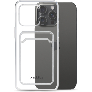 Mobilize Gelly Card Case Apple Iphone 15 Pro Max Clear