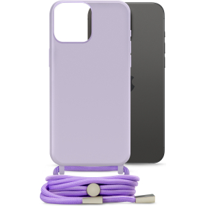 Mobilize Lanyard Gelly Case For Apple Iphone 15 Pro Max Pastel Purple