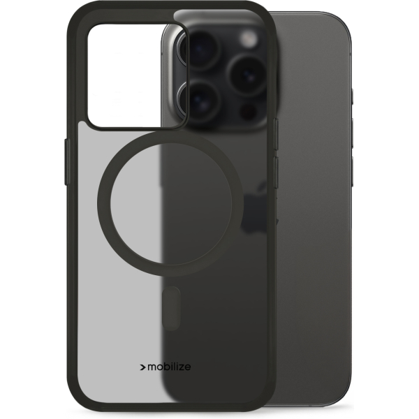Mobilize Magsafe Compatible Hybrid Pro Case Apple Iphone 15 Pro Black