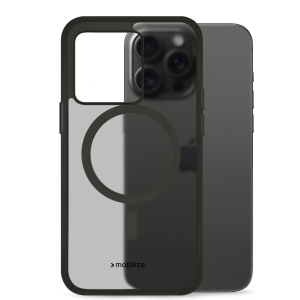 Mobilize Magsafe Compatible Hybrid Pro Case Apple Iphone 15 Pro Max Black