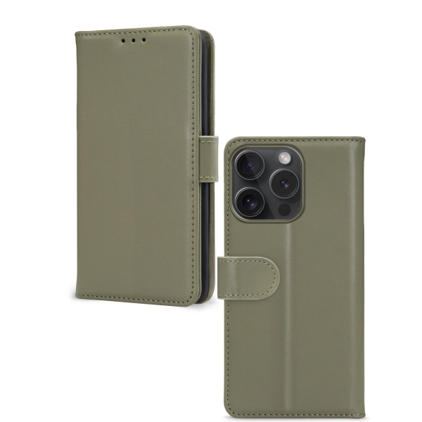 Mobilize Premium Gelly Wallet Book Case Apple Iphone 15 Pro Green - Afbeelding 2