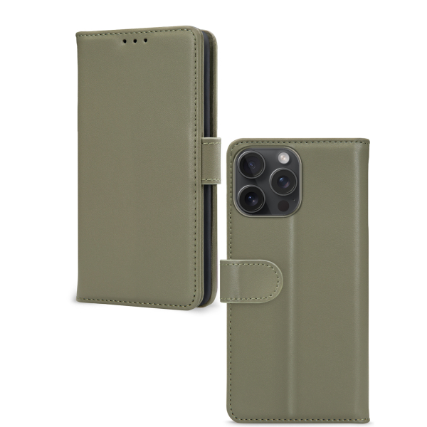 Mobilize Premium Gelly Wallet Book Case Apple Iphone 15 Pro Max Green - Afbeelding 2