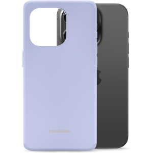 Mobilize Rubber Gelly Case Apple Iphone 15 Pro Pastel Purple