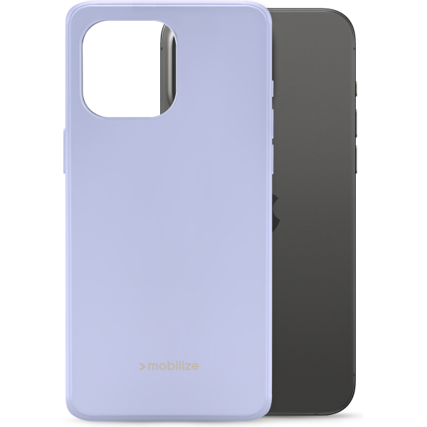 Mobilize Rubber Gelly Case Apple Iphone 15 Pro Max Pastel Purple