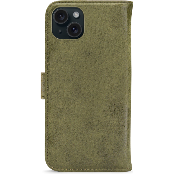 My Style Flex Wallet For Apple Iphone 15 Plus Olive - Afbeelding 2