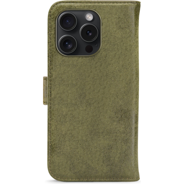 My Style Flex Wallet For Apple Iphone 15 Pro Olive - Afbeelding 2
