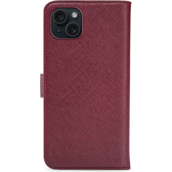 My Style Flex Wallet For Apple Iphone 15 Plus Bordeaux - Afbeelding 2
