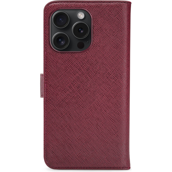 My Style Flex Wallet For Apple Iphone 15 Pro Bordeaux - Afbeelding 2