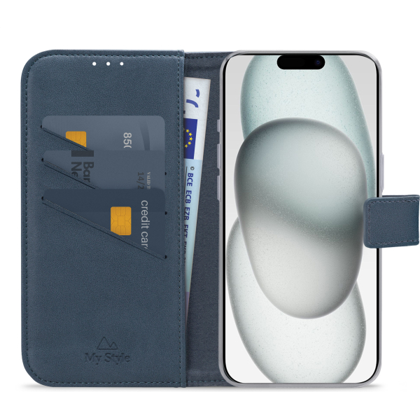 My Style Flex Wallet For Apple Iphone 13/14/15 Ocean Blue - Afbeelding 3