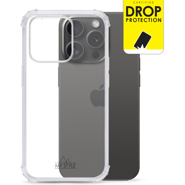 My Style Protective Flex Case For Apple Iphone 15 Pro Clear