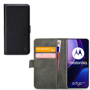 Mobilize Classic Gelly Wallet Book Case Motorola Edge 40 Black