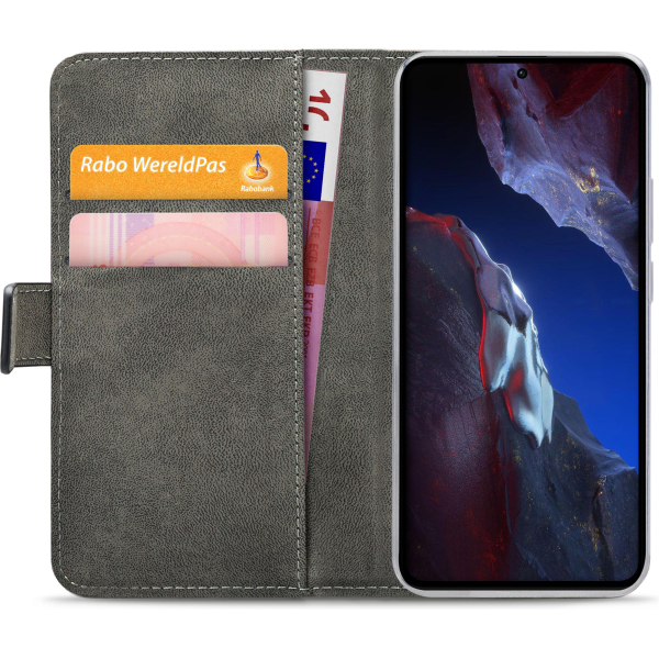 Mobilize Classic Gelly Wallet Book Case Xiaomi Poco F5 Pro 5G Black - Afbeelding 4