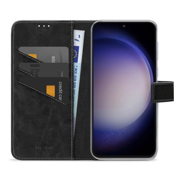 My Style Flex Wallet For Samsung Galaxy S23 Fe 5G Black - Afbeelding 3