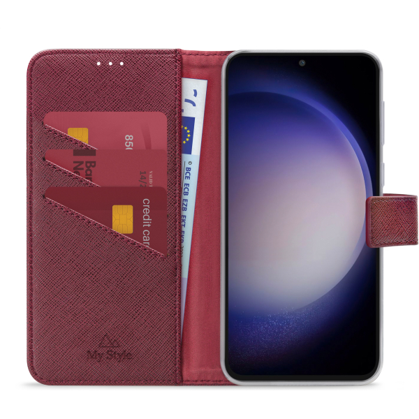 My Style Flex Wallet For Samsung Galaxy S23 Fe 5G Bordeaux - Afbeelding 3