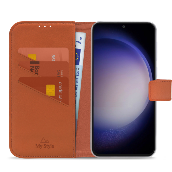 My Style Flex Wallet For Samsung Galaxy S23 Fe 5G Rust Red - Afbeelding 3