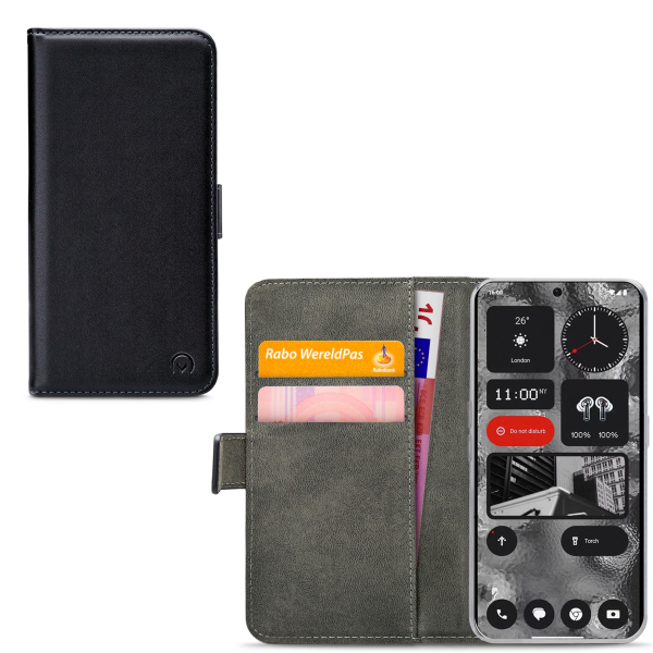 Mobilize Classic Gelly Wallet Book Case Nothing Phone (2) Black