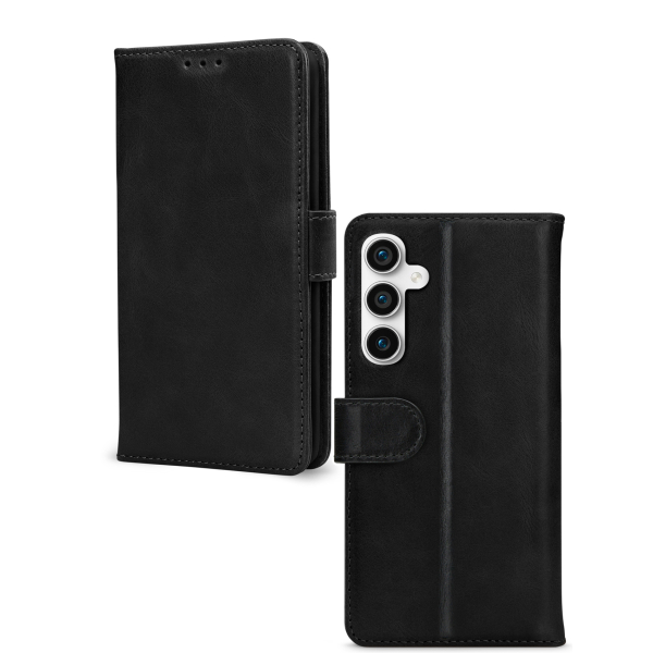Mobilize Leather Wallet Samsung Galaxy S23 Fe 5G Black - Afbeelding 2