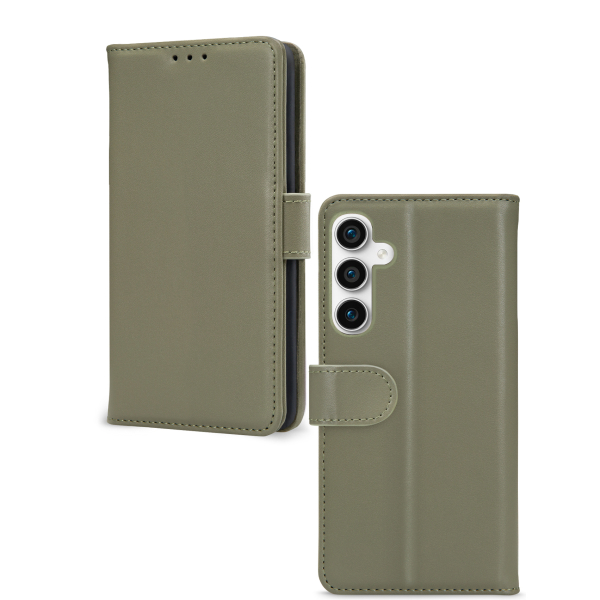 Mobilize Premium Gelly Wallet Book Case Samsung Galaxy S23 Fe 5G Green - Afbeelding 2