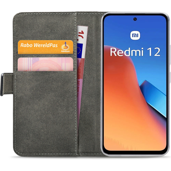 Mobilize Classic Gelly Wallet Book Case Xiaomi Redmi 12 Black - Afbeelding 4