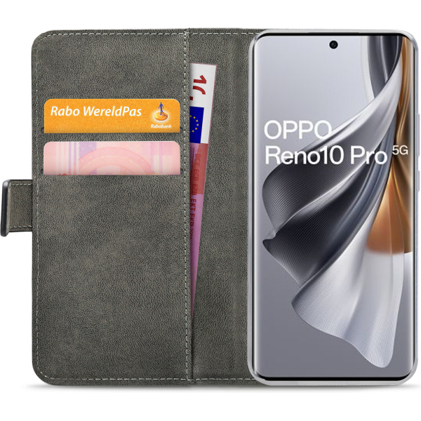 Mobilize Classic Gelly Wallet Book Case Oppo Reno10/Reno10 Pro 5G Black - Afbeelding 4