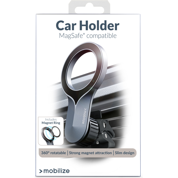 Mobilize Magsafe Airvent Holder Black - Afbeelding 7